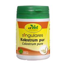 Abbildung: Singulares Kolostrum pur Pulver vet. (für Tiere) 100 g, Pulver PZN 13965578 