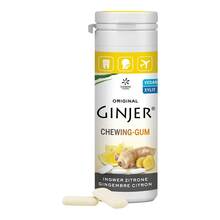 Abbildung: Ingwer Ginjer Kaugummi Zitrone 30 g, Kaugummi PZN 13974672 