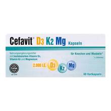 Abbildung: Cefavit D3 K2 Mg 2.000 I.E. Hartkapseln 60 St, Hartkapseln PZN 13975246 