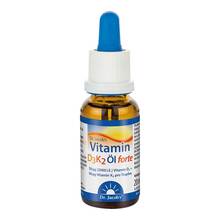 Abbildung: Vitamin D3K2 Öl forte 2000 I.E. D3 + K2 Dr.Jacob's 20 ml, Tropfen zum Einnehmen PZN 13978701 