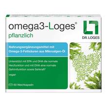 Abbildung: OMEGA3-Loges pflanzlich Kapseln 60 St, Kapseln PZN 13980419 