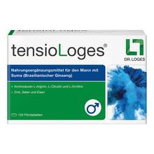 Abbildung: Tensio Loges Filmtabletten 120 St, Filmtabletten PZN 13980431 