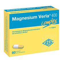 Abbildung: Magnesium Verla 400 Kapseln 60 St, Kapseln PZN 13984512 