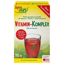 Abbildung: Apoday Vitamin-Komplex Kirsch-Aronia zuckerfrei Pulver  10X5 g, Pulver PZN 14002209 