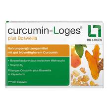 Abbildung: Curcumin-Loges plus Boswellia Kapseln 60 St, Kapseln PZN 14037231 