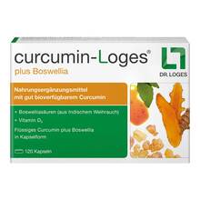 Abbildung: Curcumin-Loges plus Boswellia Kapseln 120 St, Kapseln PZN 14037248 