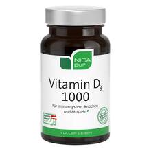 Abbildung: Nicapur Vitamin D 1000 Kapseln 120 St, Kapseln PZN 14047583 