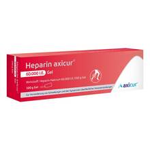 Abbildung: Heparin axicur 60.000 I.E. Gel 100 g, Gel PZN 14052265 