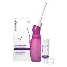 Abbildung: Multi-Gyn Vaginaldusche Kombipack Brausetabletten 1 P, Brausetabletten PZN 14060721 