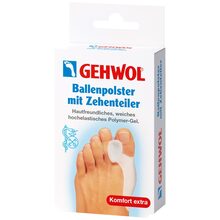 Abbildung: GEHWOL Ballenpolster mit Zehenteiler 1 St PZN 14129128 
