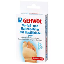 Abbildung: Gehwol Vorfuß- und Ballenpolster mit Elastikbinde groß 1 St PZN 14129252 
