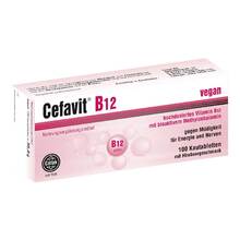 Abbildung: Cefavit B12 Kautabletten 100 St, Kautabletten PZN 14138943 