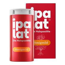 Abbildung: Ipalat Halspastillen honigmild ohne Menthol zuckerfrei  40 St, Pastillen PZN 14143111 