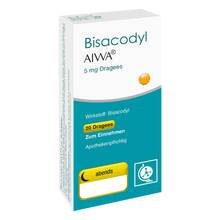 Abbildung: Bisacodyl Aiwa 5 mg Dragees 20 St, Tabletten magensaftresistent PZN 14160345 