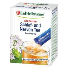 Abbildung: BAD HEILBRUNNER Schlaf- und Nerven Tee tassenfert. 10X1.0 g, Pulver PZN 14163088 