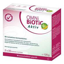 Abbildung: Omni Biotic Aktiv Pulver 2X60 g, Pulver PZN 14168832 