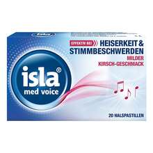 Abbildung: Isla Med voice Pastillen 20 St, Pastillen PZN 14168944 