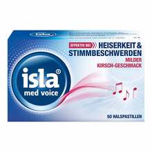 Abbildung: Isla Med voice Pastillen 50 St, Pastillen PZN 14168950 