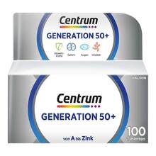 Abbildung: Centrum Generation 50 + Tabletten 100 St, Tabletten PZN 14170533 