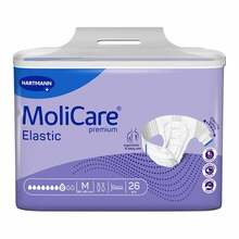 Abbildung: Molicare Premium Elastic Slip 8 Tropfen Größe M 26 St PZN 14215276 