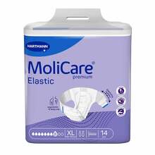 Abbildung: Molicare Premium Elastic Slip 8 Tropfen Größe XL 14 St PZN 14215299 