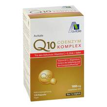 Abbildung: Coenzym Q10 100 mg Kapseln + Vitamine+Mineralstoffe 120 St, Kapseln PZN 14217720 