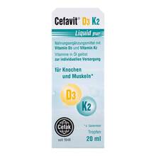 Abbildung: Cefavit D3 K2 Liquid pur Tropfen zum Einnehmen 20 ml, Tropfen zum Einnehmen PZN 14218122 