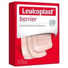 Abbildung: Leukoplast barrier Strips 22x72mm / 38x38mm/38x63mm 20 St, Pflaster PZN 14219653 