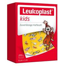 Abbildung: Leukoplast kids Pflaster 6 cmx1 m 1 St, Pflaster PZN 14219699 