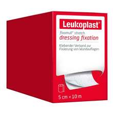 Abbildung: Leukoplast Fixomull stretch 5 cmx10 m 1 St, Verband PZN 14219972 
