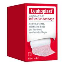 Abbildung: Leukoplast Elastomull haft Fixierbinde elastisch 8 cmx4 m 1 St, Verband PZN 14220136 