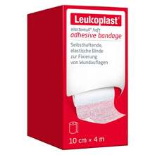 Abbildung: Leukoplast Elastomull haft Fixierbinde elastisch 10 cmx4 m 1 St, Verband PZN 14220165 