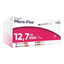 Abbildung: BD Micro-Fine + Insulinasenspray 1 ml U100 0,33x12,7 mm 100 St, Spritzen PZN 14234724 