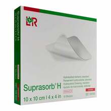 Abbildung: Suprasorb H Hydrokolloidverband standard 10x10 cm 10 St, Verband PZN 14258601 