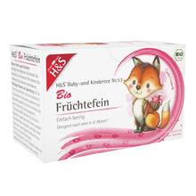 Abbildung: H&S Bio Baby- und Kindertee Früchtefein Filterbeutel 20X2.5 g, Filterbeutel PZN 14264234 