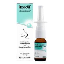 Abbildung: Azedil 1 mg / ml Nasenspray Lösung 5 ml, Nasenspray PZN 14270884 