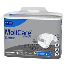 Abbildung: Molicare Premium Elastic Slip 10 Tropfen Größe M 14 St PZN 14327176 