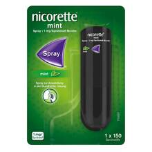 Abbildung: Nicorette Mint Spray 1 mg / Sprühstoß 1 St, Spray PZN 14333260 