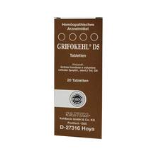 Abbildung: GRIFOKEHL D 5 Tabletten 20 St, Tabletten PZN 14336821 