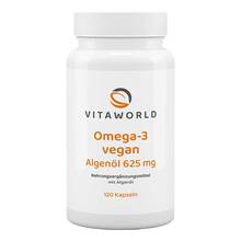 Abbildung: Omega-3 Vegan Algenöl 625 mg Kapseln 120 St, Kapseln PZN 14360630 