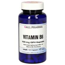 Abbildung: Vitamin B6 100 mg Gph Kapseln 120 St, Kapseln PZN 14364929 