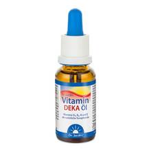 Abbildung: Vitamin Deka Öl D3 + K2+A+E.Dr.Jacob's Tropf.zum Einnehmen  20 ml, Tropfen zum Einnehmen PZN 14366124 