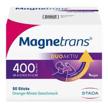 Abbildung: Magnetrans duo-aktiv 400 mg Sticks 50 St, Granulat PZN 14367603 