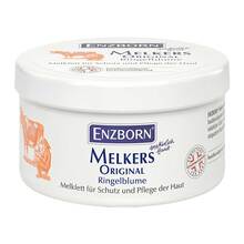 Abbildung: MELKERS Original mit Ringelblume Enzborn 250 ml, Fettsalbe PZN 14371964 