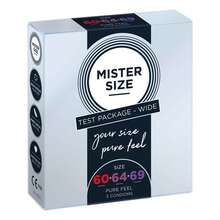 Abbildung: Mister Size Probierpackung 60-64-69 Kondome 3 St, Kondome PZN 14373880 