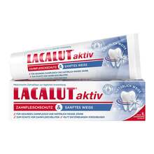 Abbildung: LACALUT aktiv Zahnfleischschutz & sanftes Weiß 75 ml, Zahnpasta PZN 14407544 