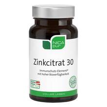 Abbildung: Nicapur Zinkcitrat 30 Kapseln 60 St, Kapseln PZN 14411681 