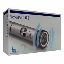 Abbildung: Novopen 6 Injektionsgerät silber 1 St PZN 14412367 