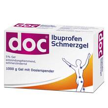 Abbildung: Doc Ibuprofen Schmerzgel 5% inkl.Spender 1 kg, Gel PZN 14439627 