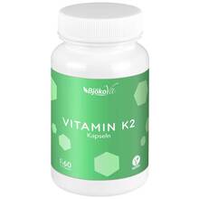 Abbildung: Vitamin K2 MK7 all-trans vegan Kapseln 60 St, Kapseln PZN 14439981 